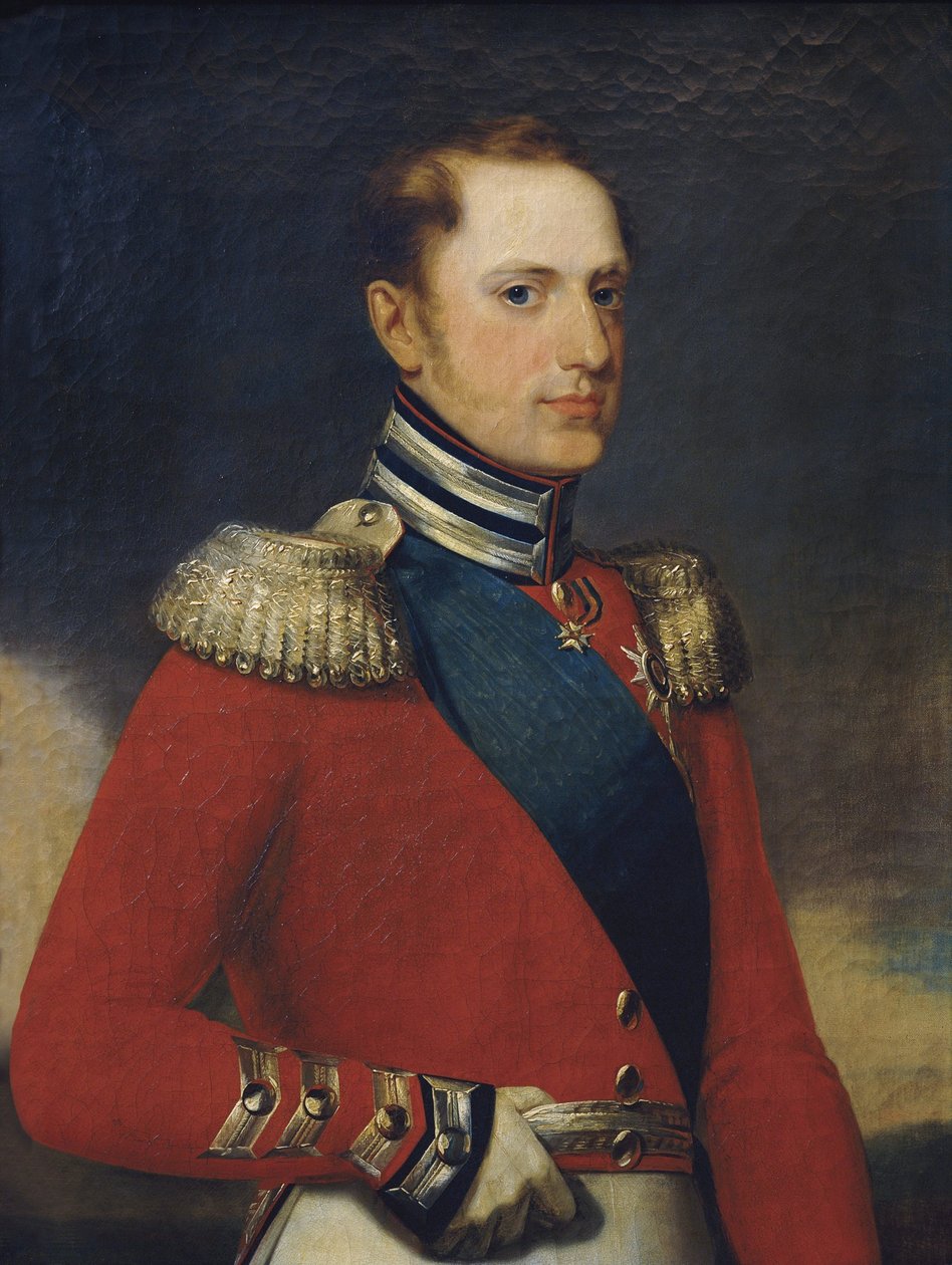Retrato do imperador Nicolau I, 1829 de Alexander Vasilyevich Polyakov