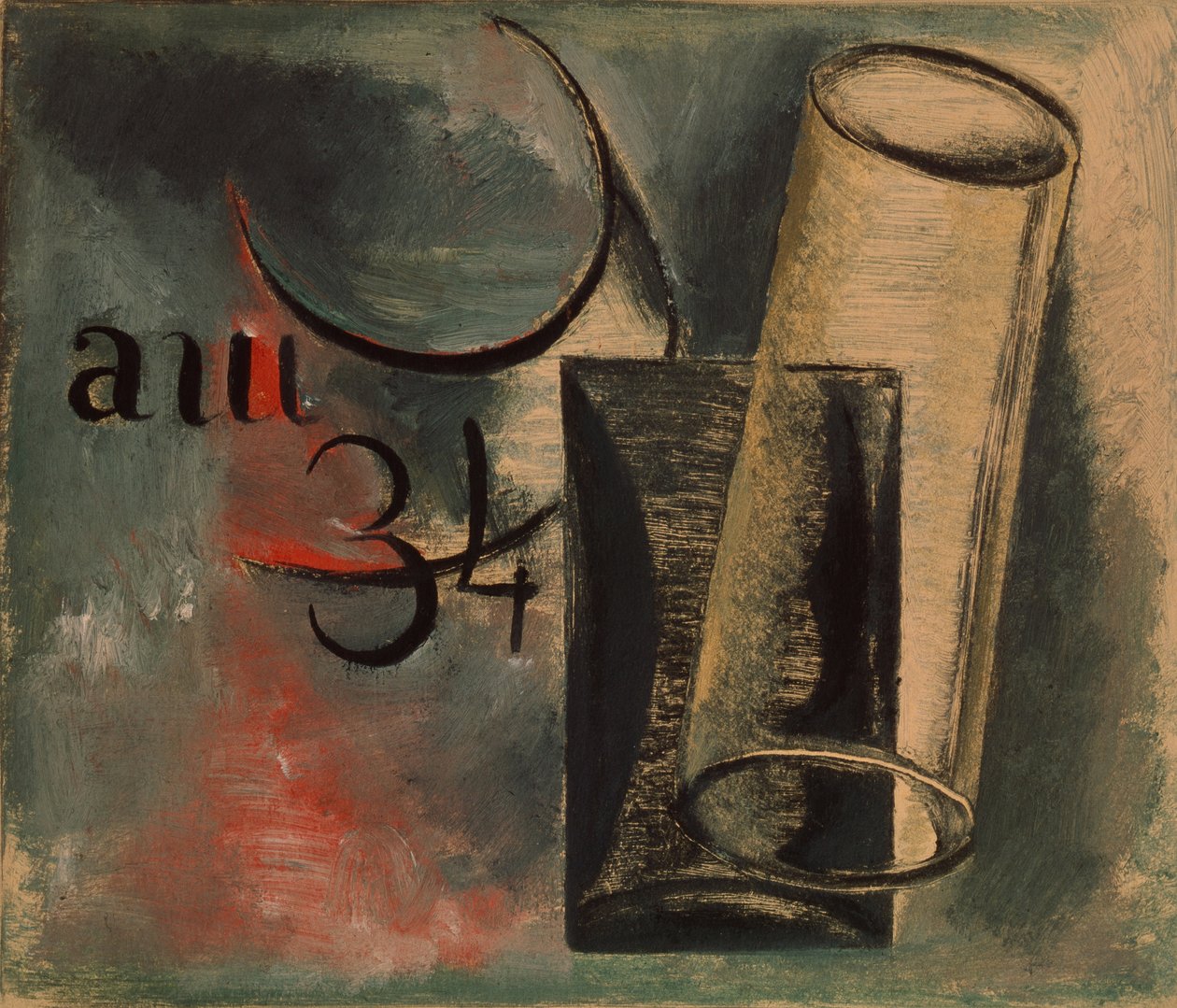 Composição com corpos geométricos, 1934 de Alexander Vasilyevich Shevchenko