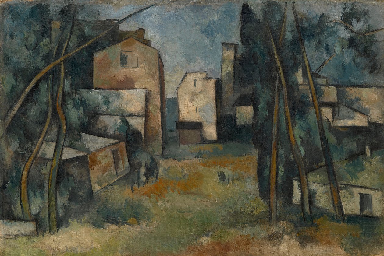 Subúrbios de uma cidade, 1919 de Alexander Vasilyevich Shevchenko