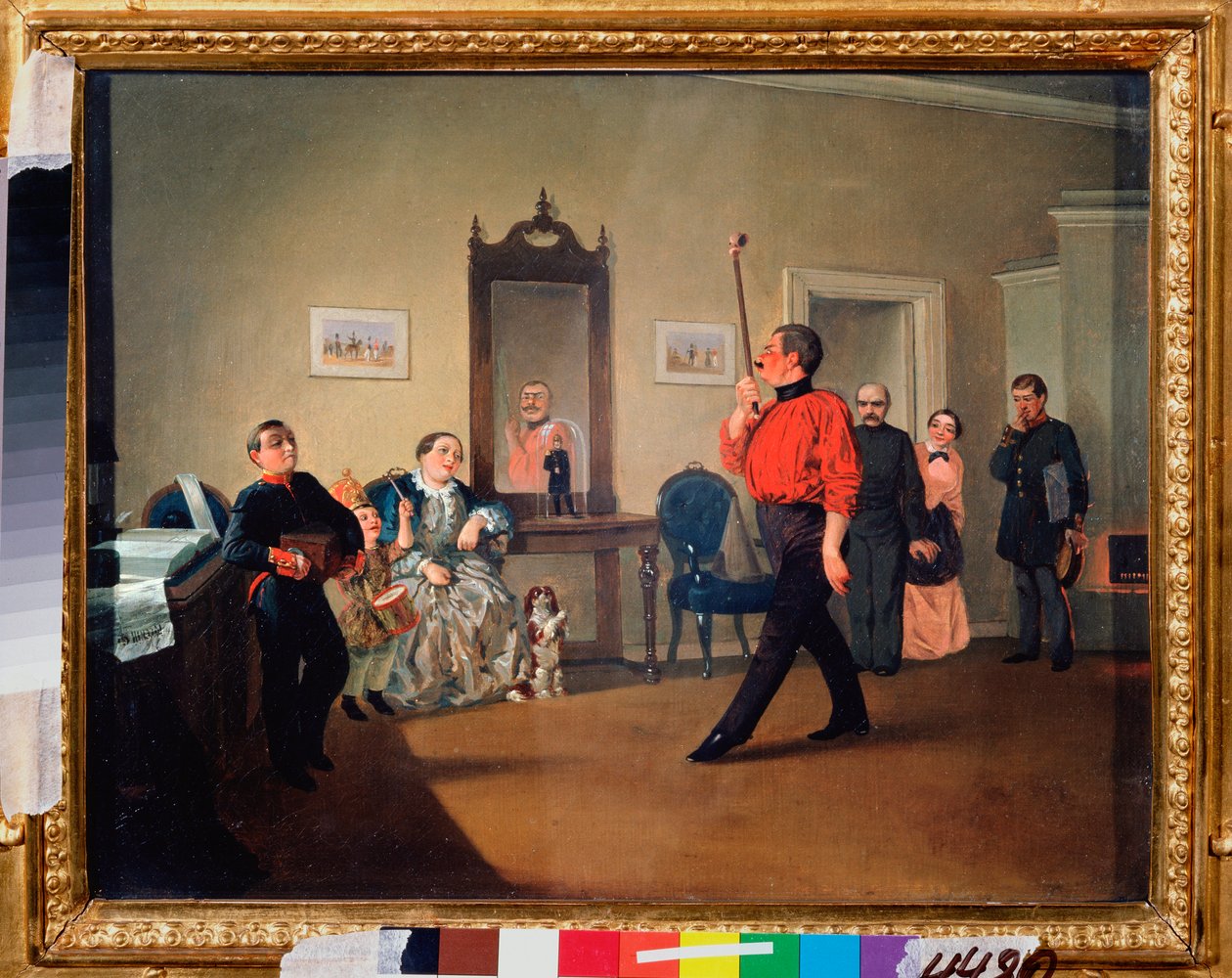 Pacífica Marsomania - Pintura de Alexander Vasilyevich Ustinov (1796-1868), óleo sobre tela de Alexander Vasilyevich Ustinov