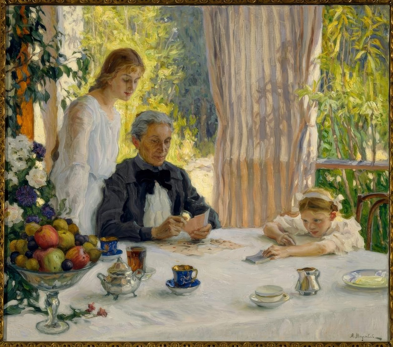 Na varanda de Alexander Viktorowitsch Morawow