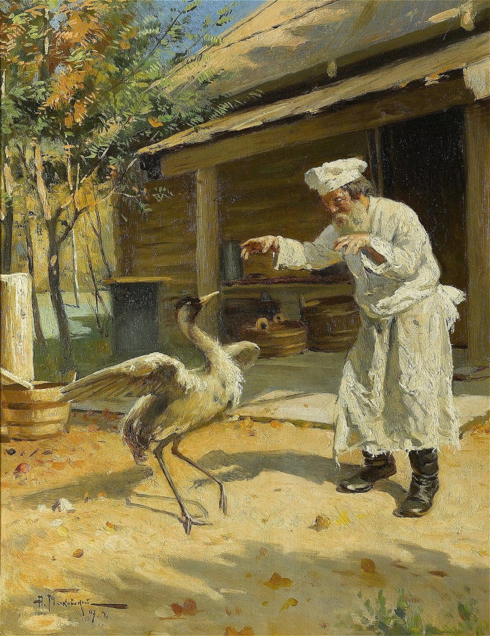 Dancing Crane, 1897 de Alexander Vladimirovich Makovsky