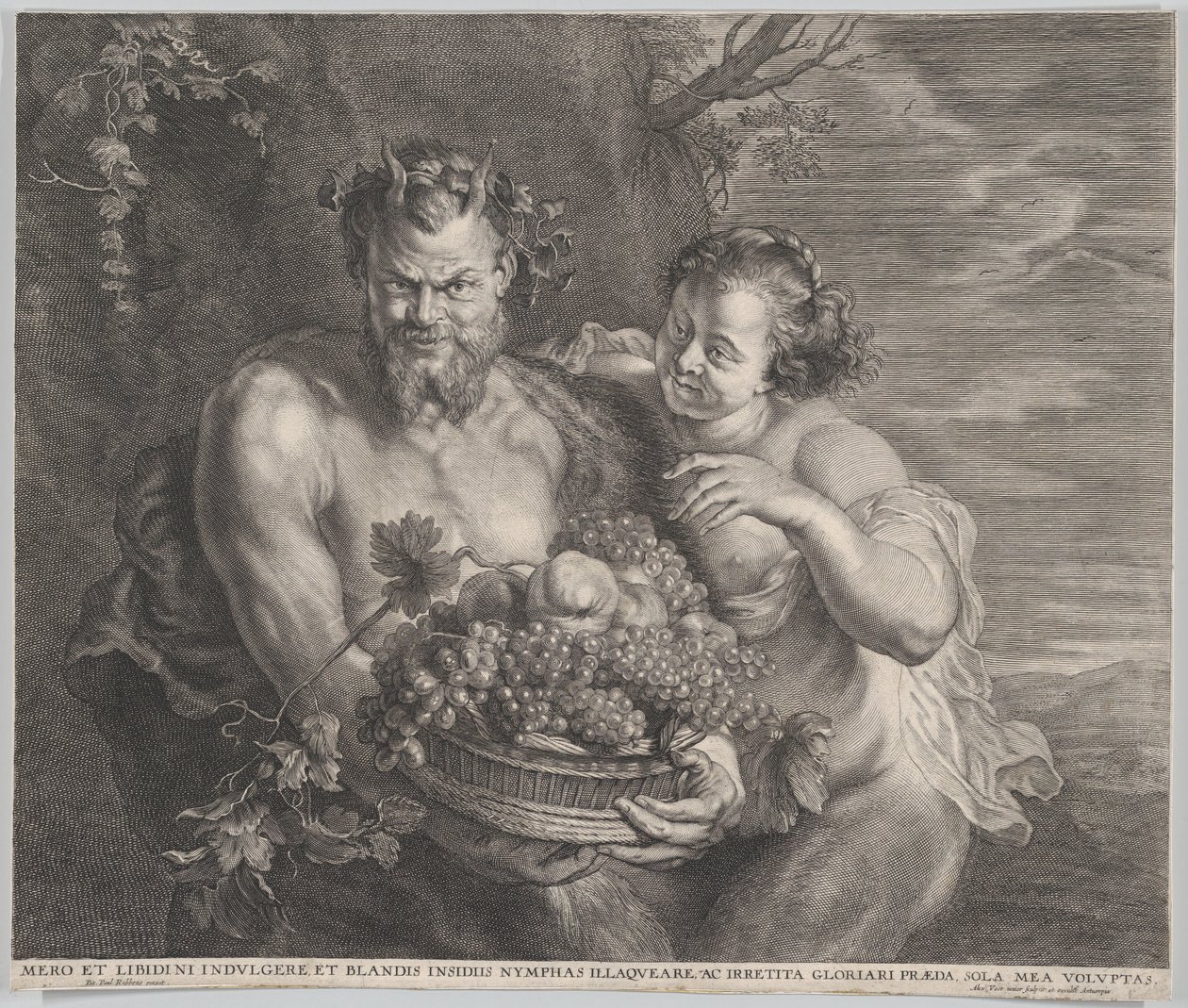 Sater e Bacchanati, CA. 1650-95. de Alexander Voet
