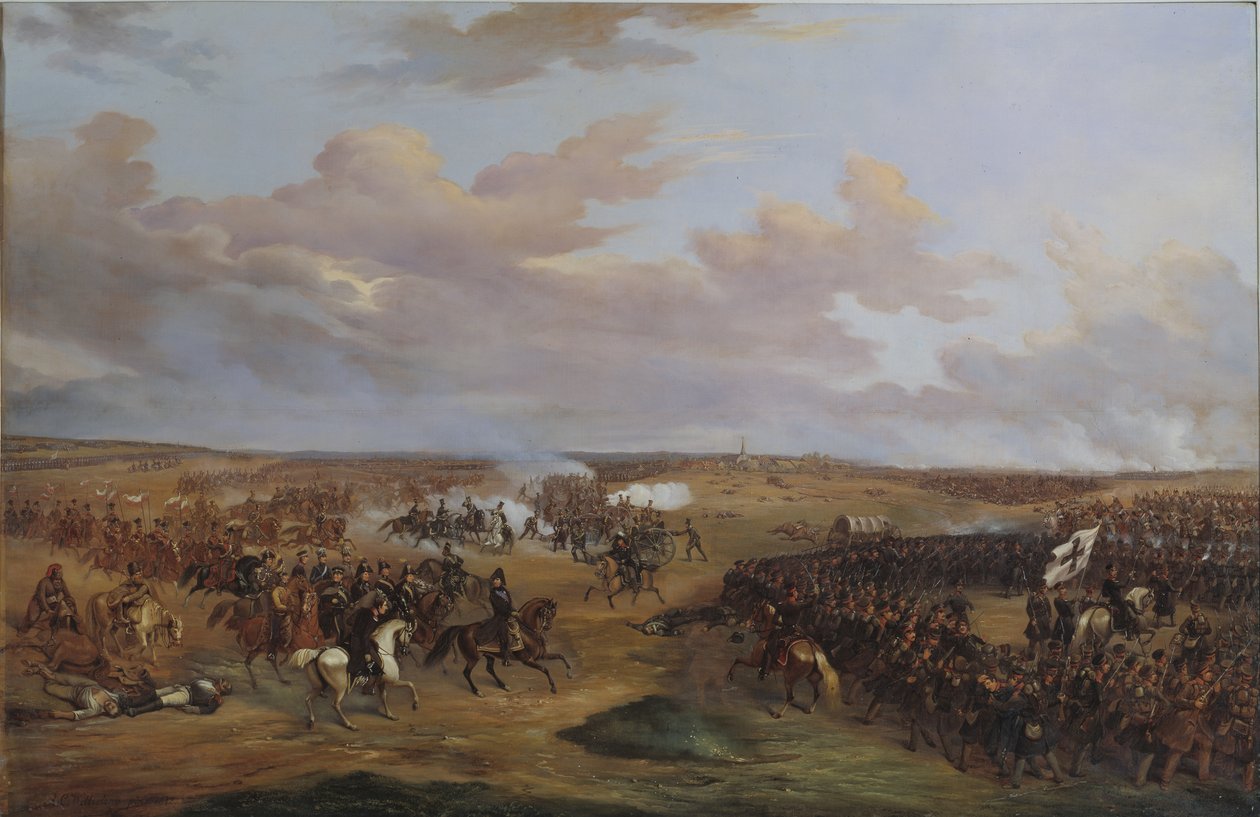 A Batalha de Dennewitz, 6 de setembro de 1813 de Alexander Wetterling