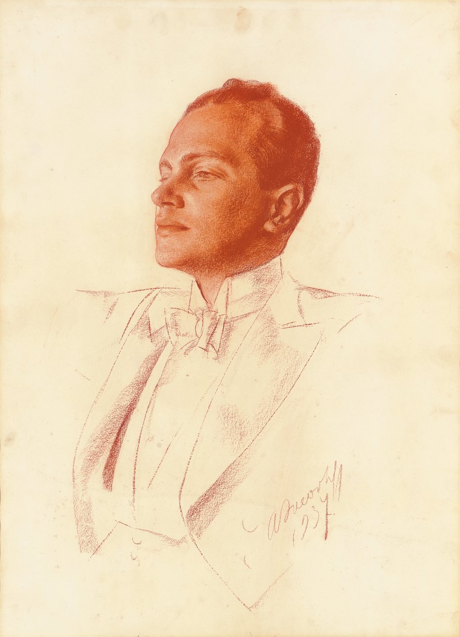 Retrato, 1937 de Alexander Yakovlev
