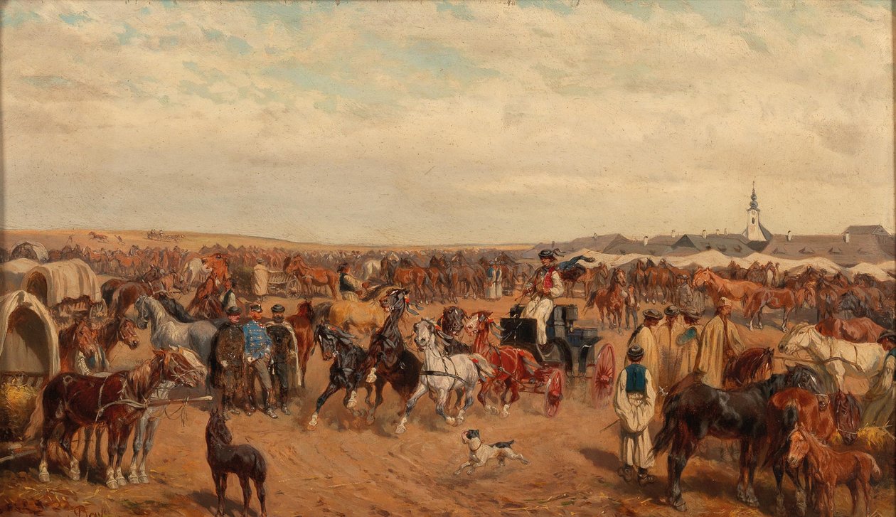 Bensa- Mercado de cavalos de Alexander von Bensa