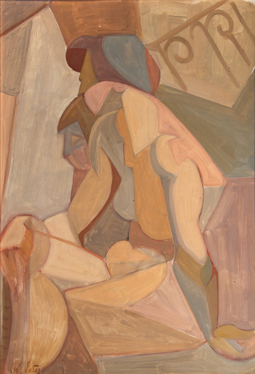Duas figuras, final da década de 1920 de Alexandra Alexandrowna Exter