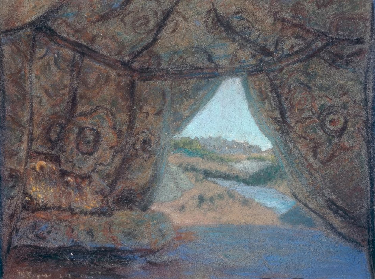 Desenho do palco de Alexandra Alexandrowna Exter