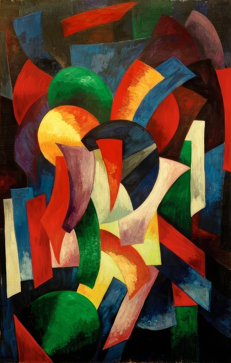 Dinâmica das cores de Alexandra Alexandrowna Exter