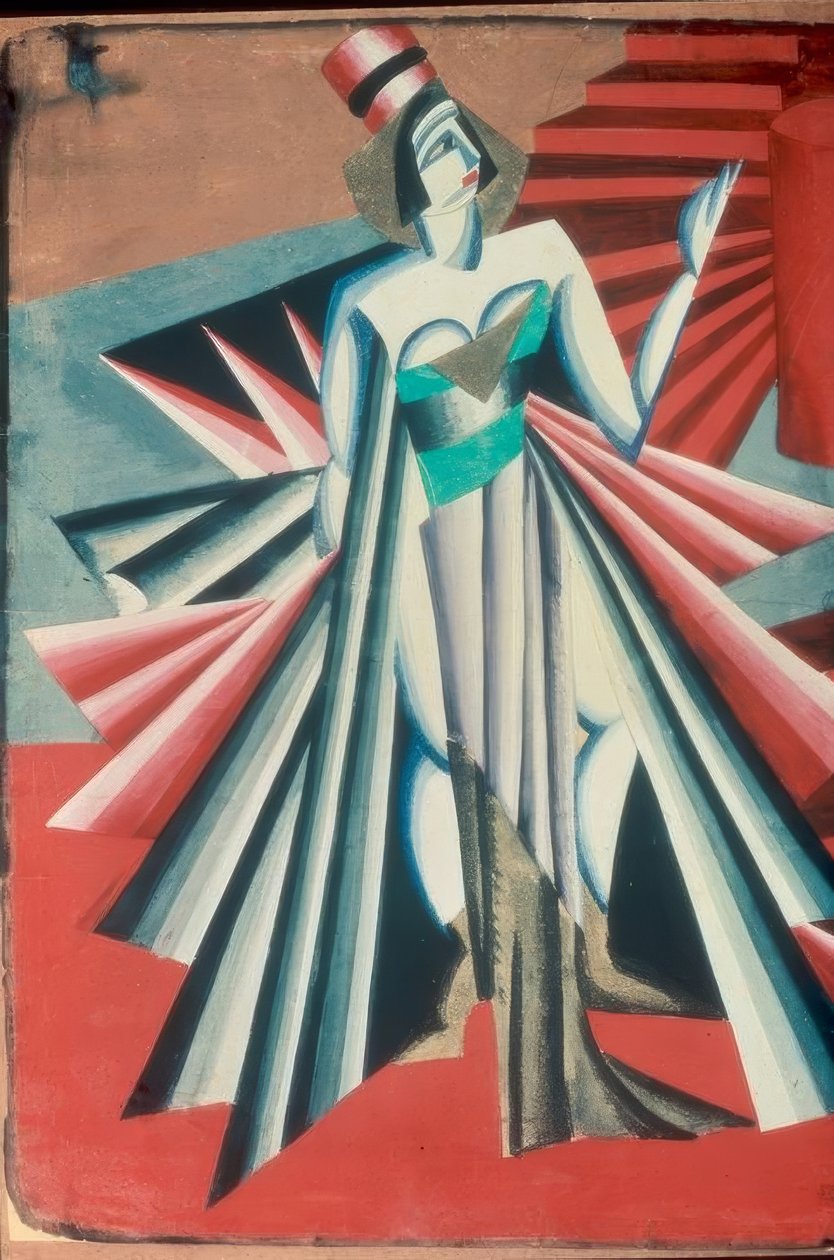 Figurino de Herodíades de Alexandra Alexandrowna Exter