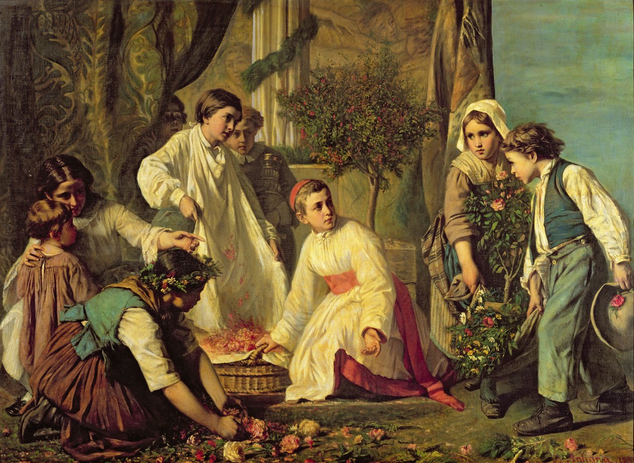 O corpo de Cristo de 1855 de Alexandre Antigna