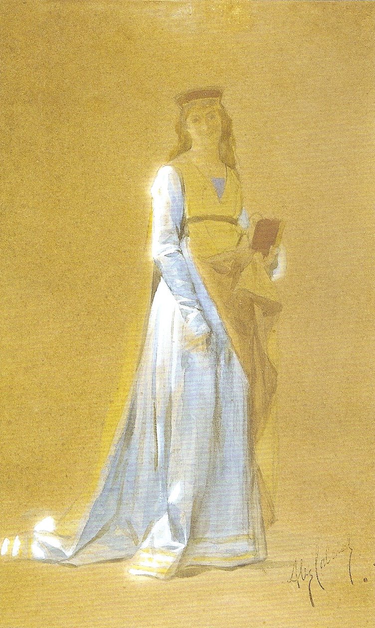 Senhora medieval de Alexandre Cabanel