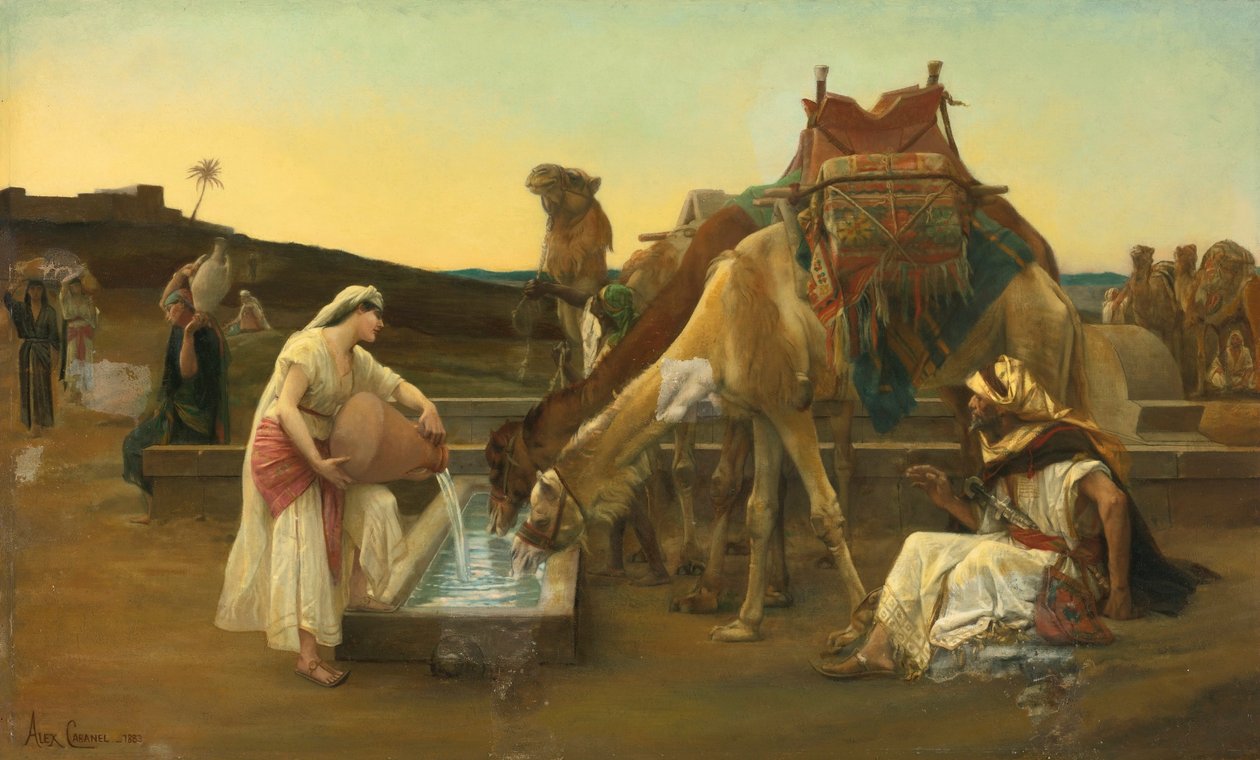 Rebecca et Eliézer de Alexandre Cabanel