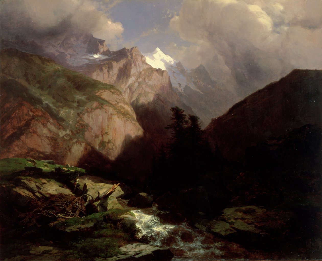O Jungfrau, Suíça de Alexandre Calame