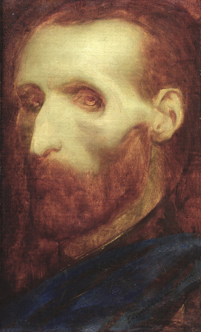 Theodore Gericault (1791-1824) morrendo, 1824 de Alexandre Correard
