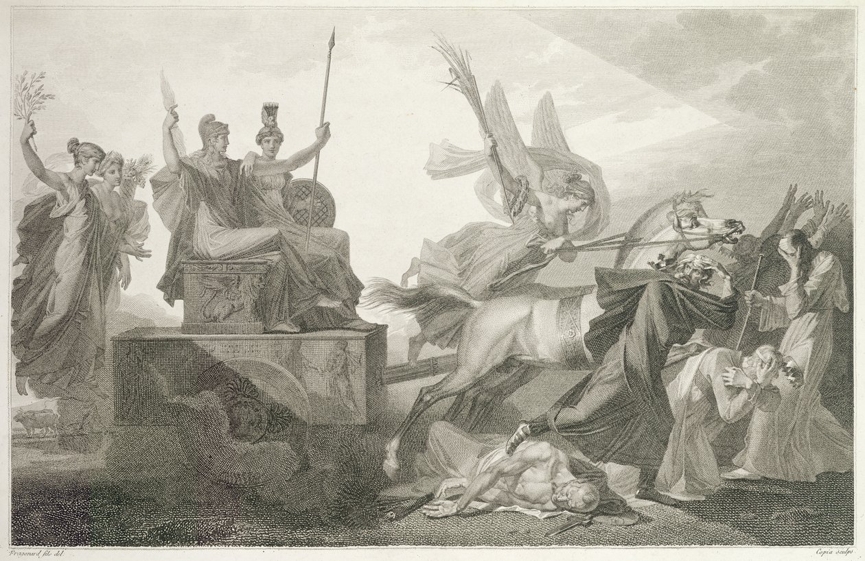 República Francesa, gravada por Jacques Louis Copia, 179798 de Alexandre Evariste Fragonard
