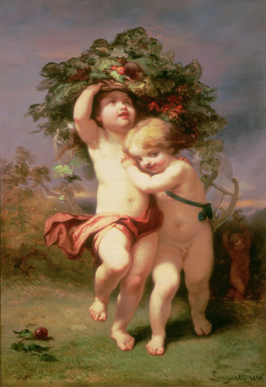 Voltando antes da tempestade, 1850 de Alexandre Marie Longuet