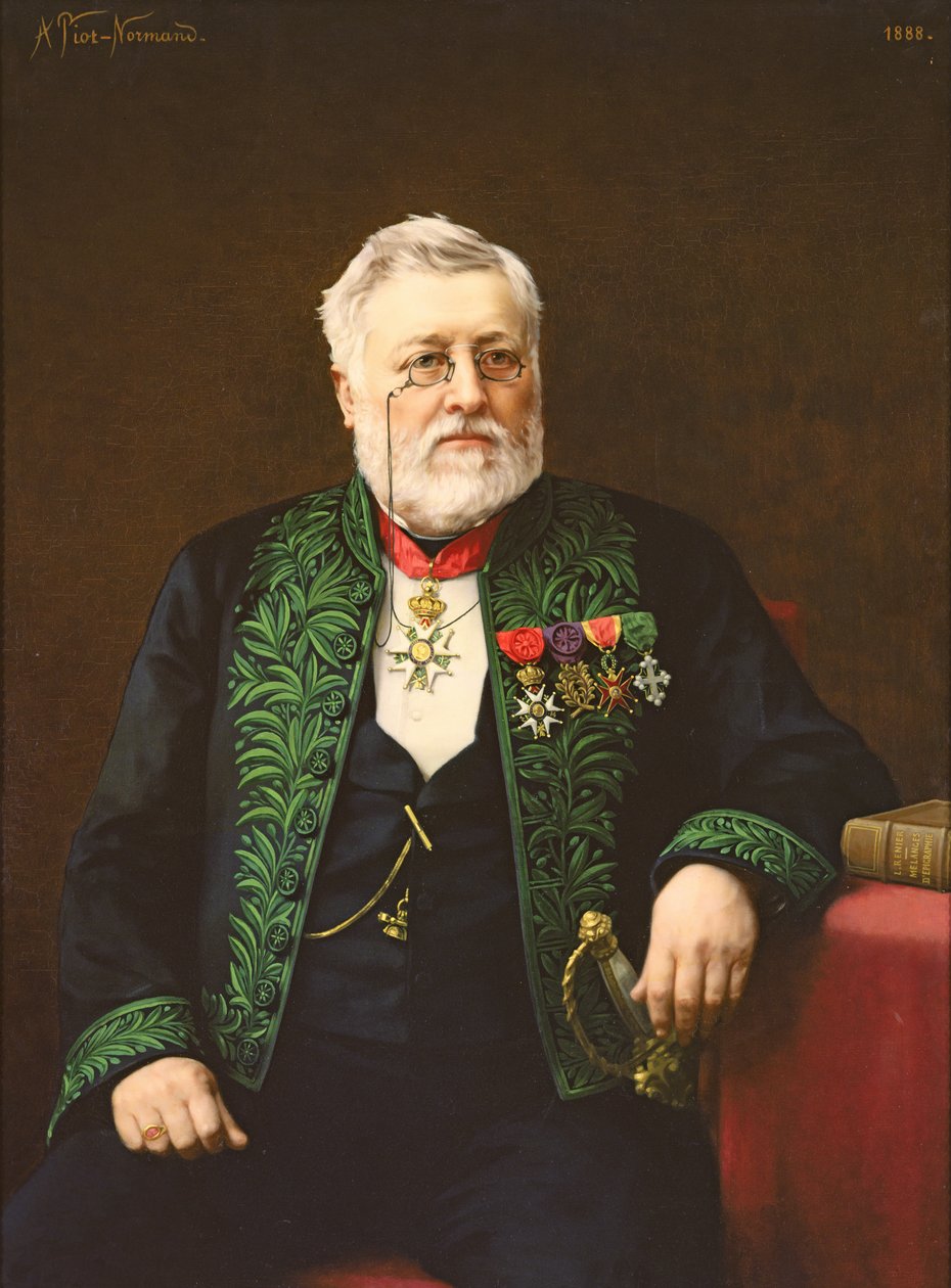 Retrato de Leon Renier (1809-85) 1888 de Alexandre Piot Normand