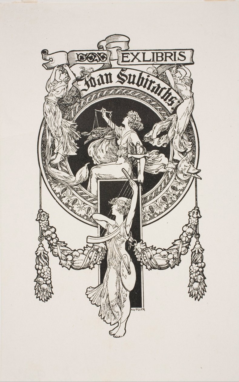 Livro-prato de Joan Subirachs de Alexandre de Riquer