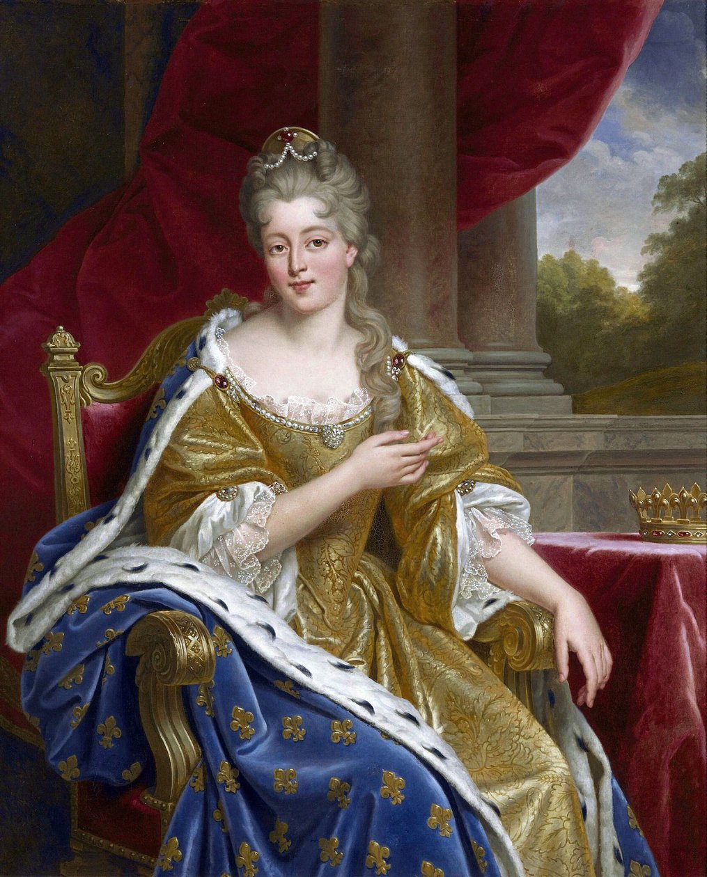 Françoise-Marie de Bourbon, Mademoiselle de Blois, Duquesa de Orléans de Alexandre Francois Caminade