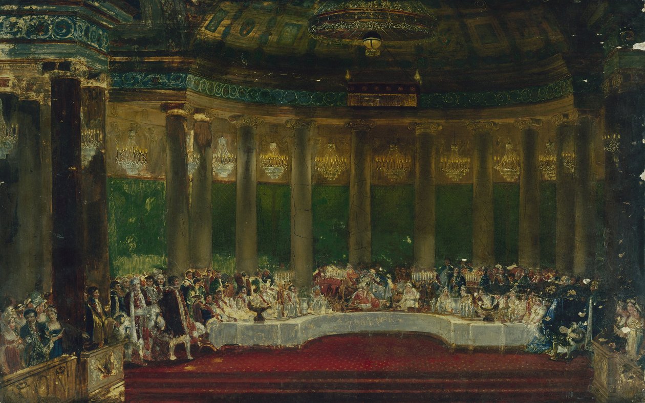 Festa de casamento de Napoleão I nas Tulherias, 2 de abril de Alexandre (1770 1844) Dufay