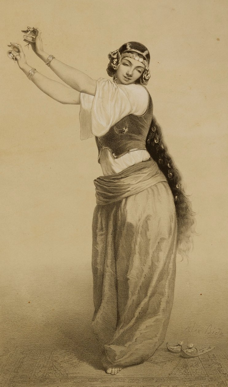 Uma rapariga que dança (Almeh) de Alexandre Bida