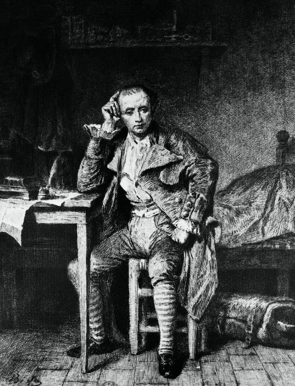 Retrato de Andre Marie Chenier (Istambul de Alexandre Bida