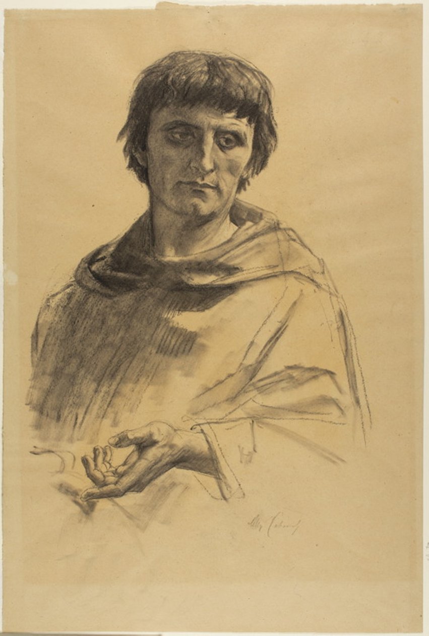 Figura Central, estudo para A Vida de São Luís, Rei da França de Alexandre Cabanel