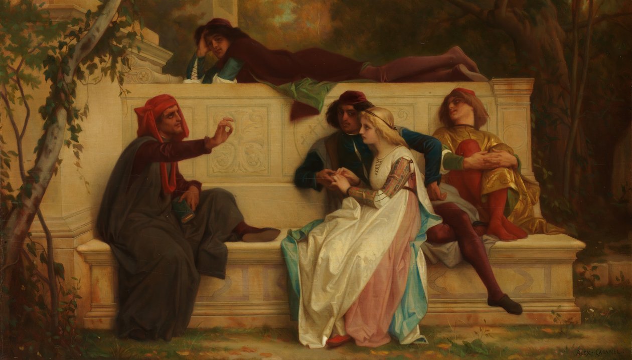 Poeta florentino, 1861. de Alexandre Cabanel