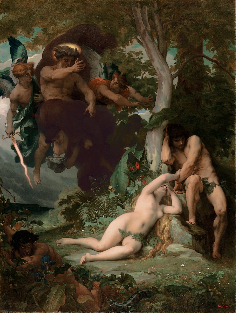 Paraíso Perdido, 1867 de Alexandre Cabanel
