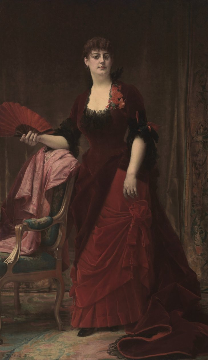 Retrato de Arabella Worsham (mais tarde Arabella Huntington) de Alexandre Cabanel