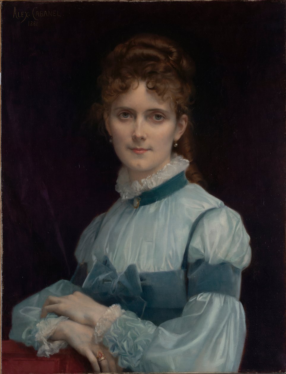 Retrato de Miss Fanny Clapp de Alexandre Cabanel