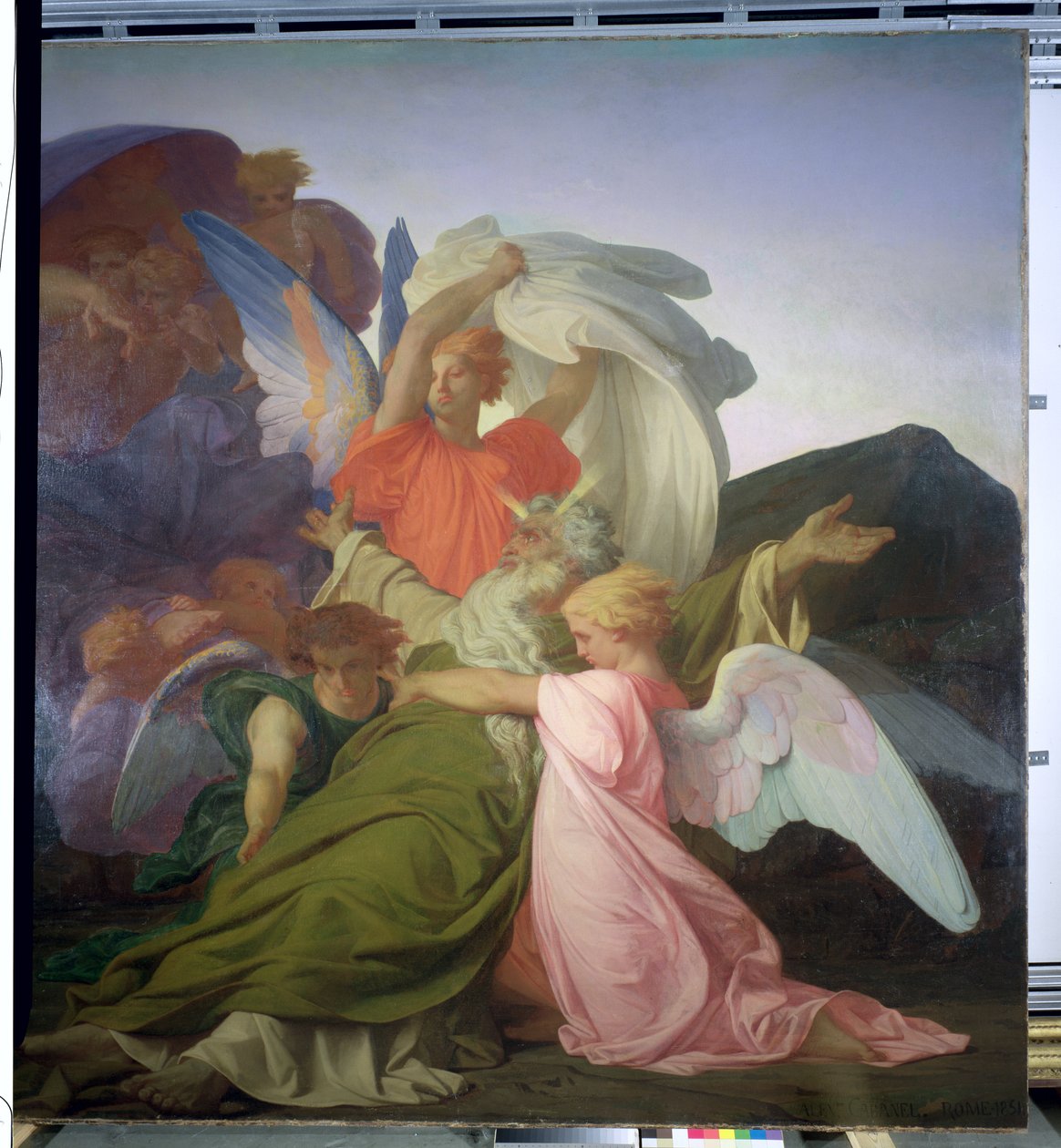 A morte de Moisés, 1851 (detalhe de 225068) de Alexandre Cabanel