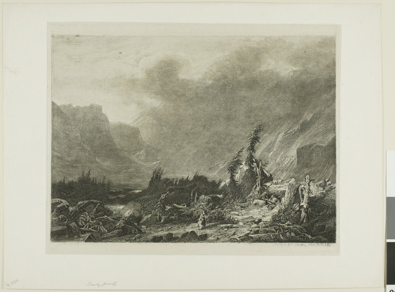 Paisagem Alpina de Alexandre Calame