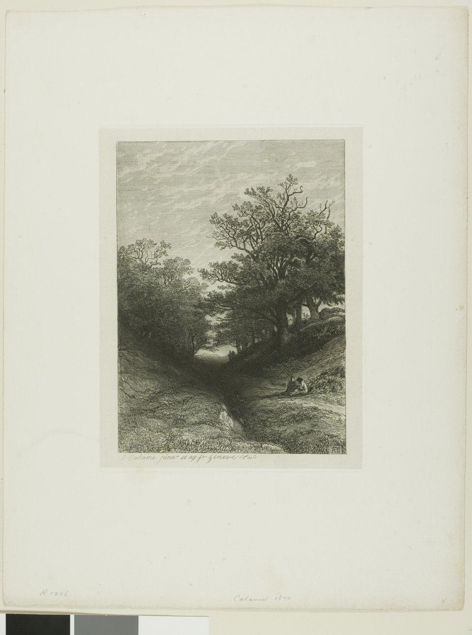 Paisagem alpina de Alexandre Calame