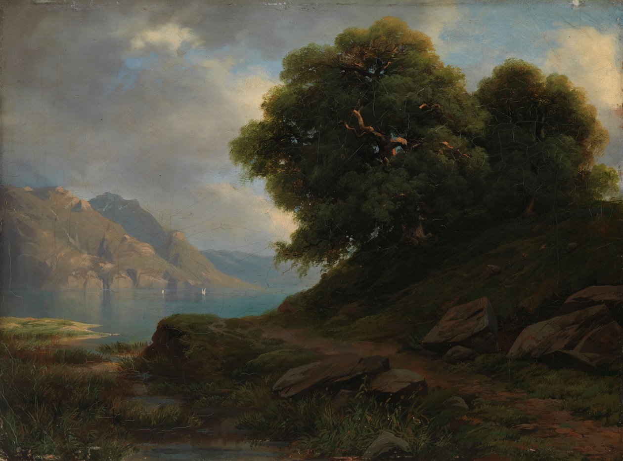 Paisagem alpina de Alexandre Calame