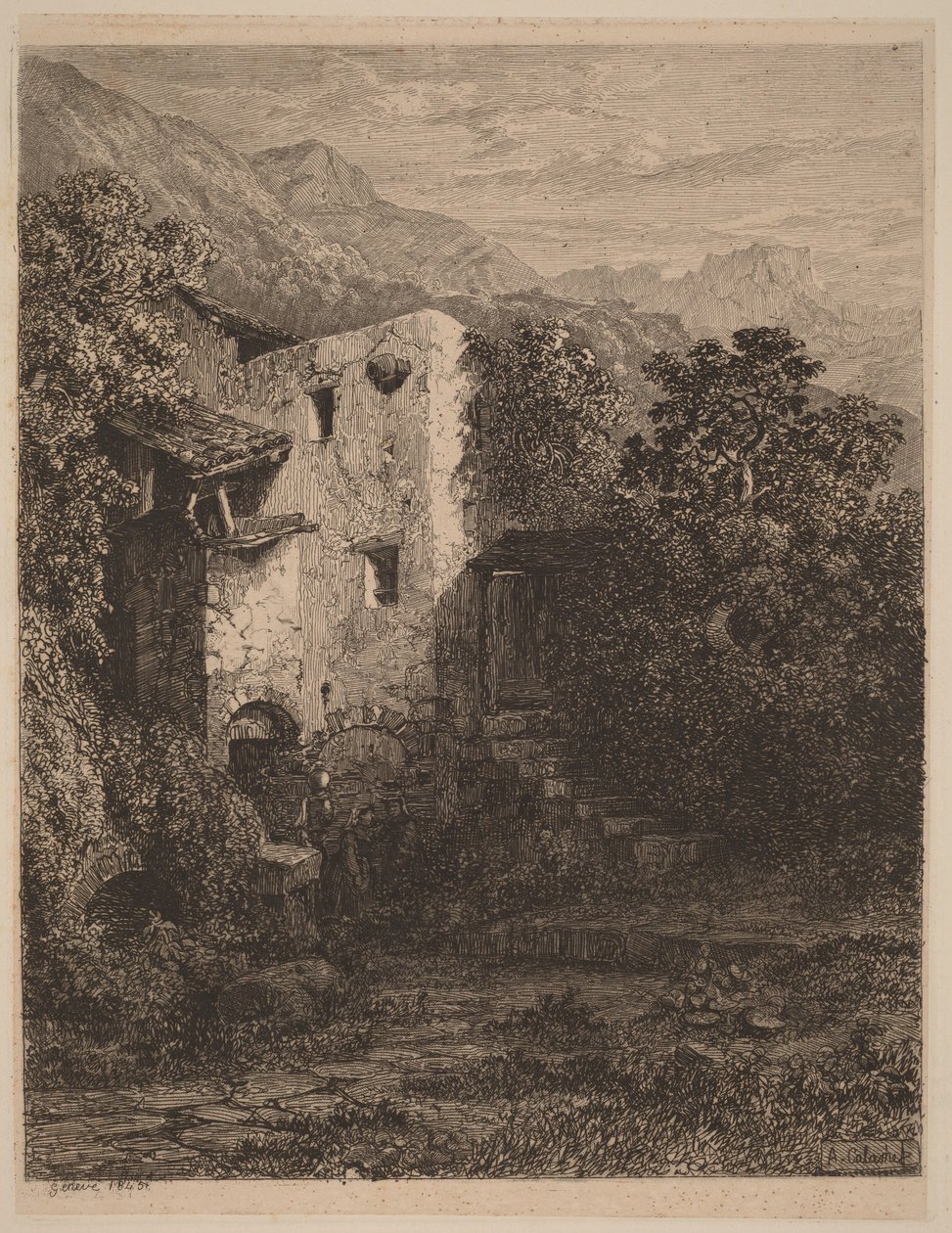 Casa degradada de Alexandre Calame