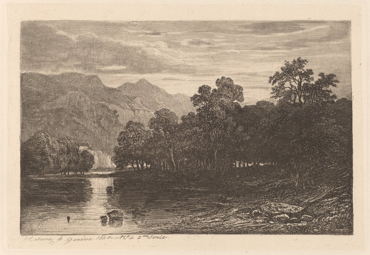 Rio da Montanha de Alexandre Calame