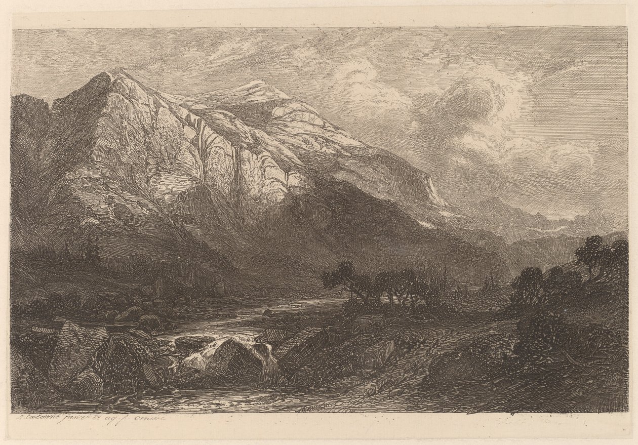 Córrego da montanha de Alexandre Calame