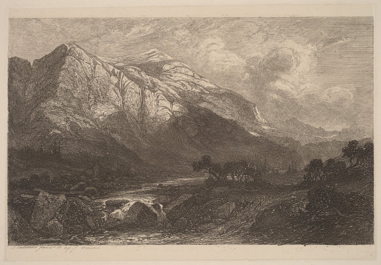 Ribeiro de montanha de Alexandre Calame