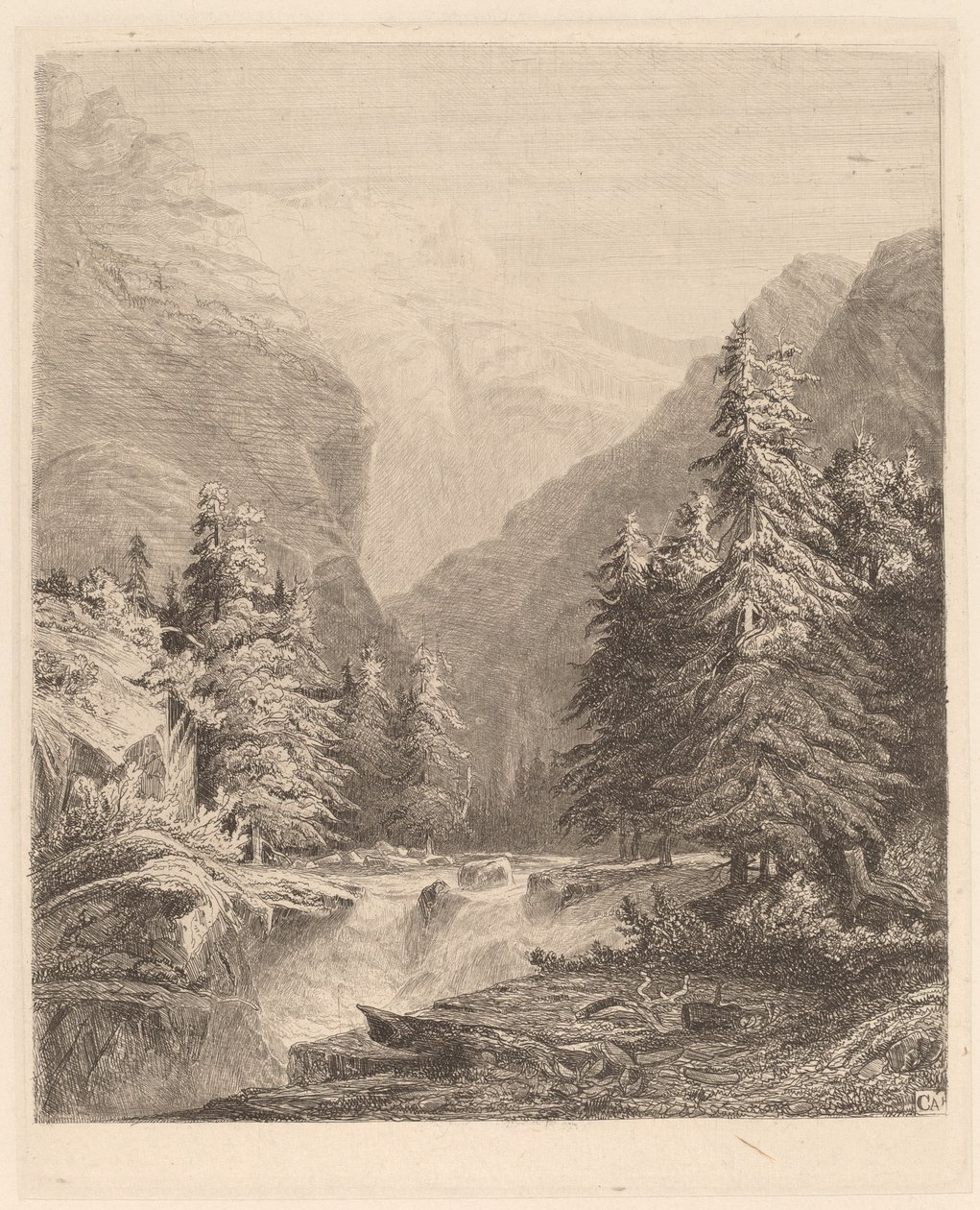 Cachoeira da Montanha de Alexandre Calame