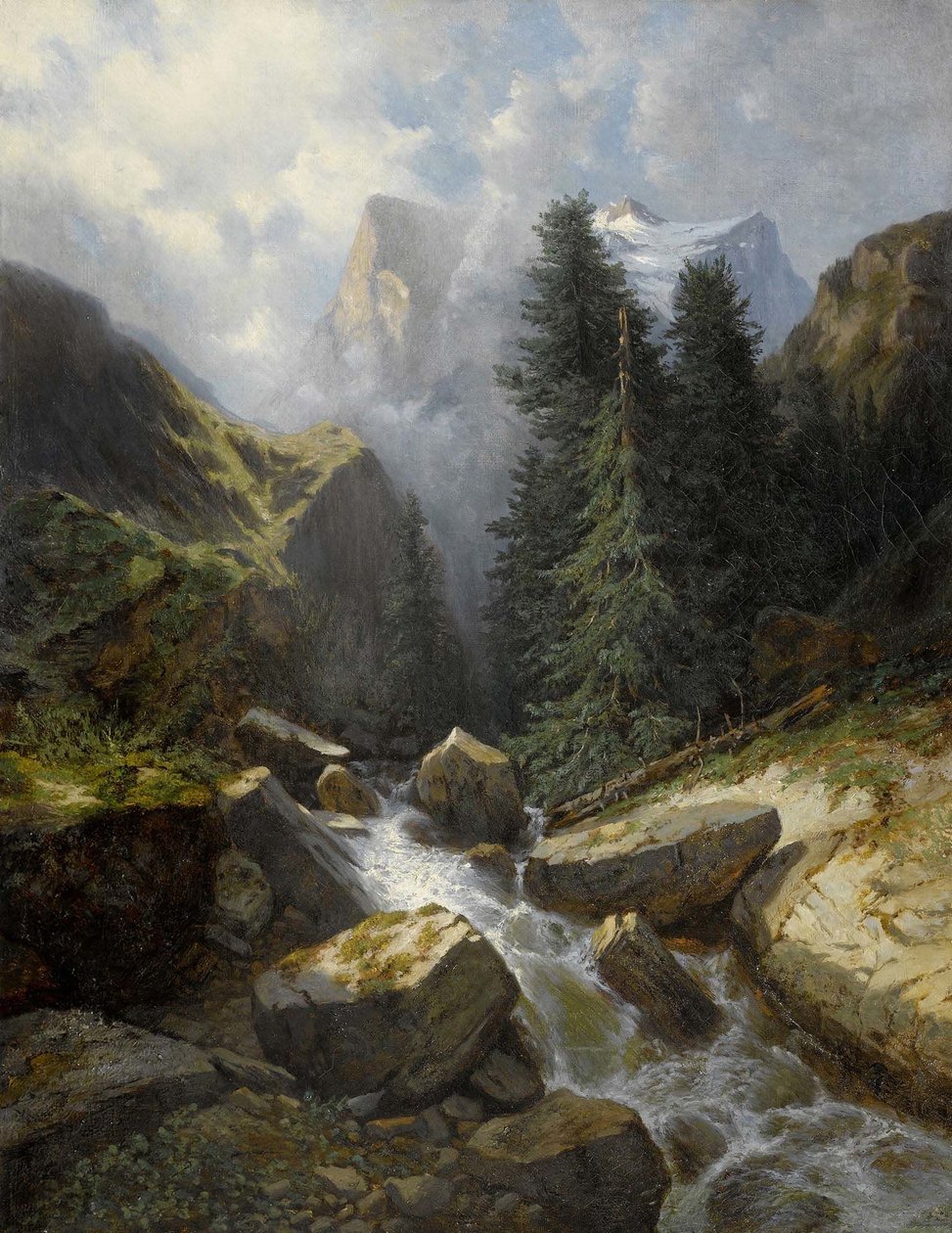 Lírio-rosa de Alexandre Calame