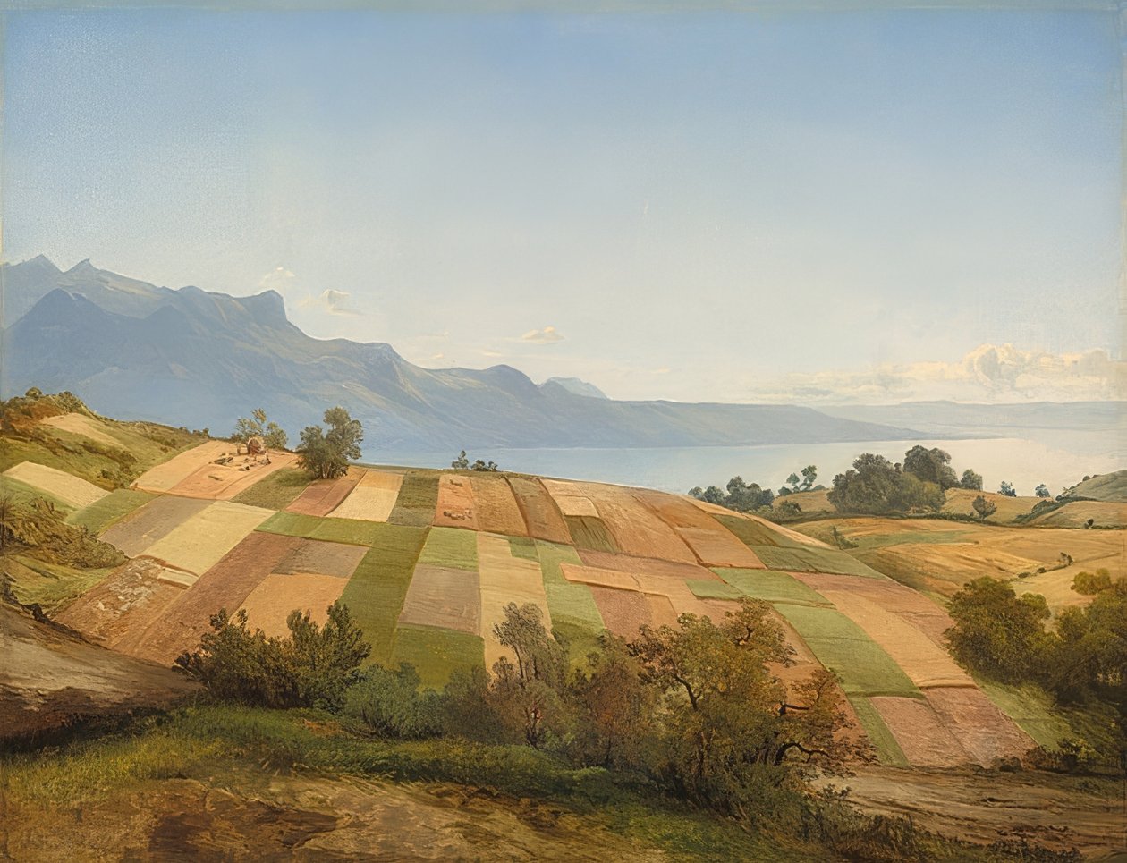 Paisagem suíça. Por volta de 1830 de Alexandre Calame
