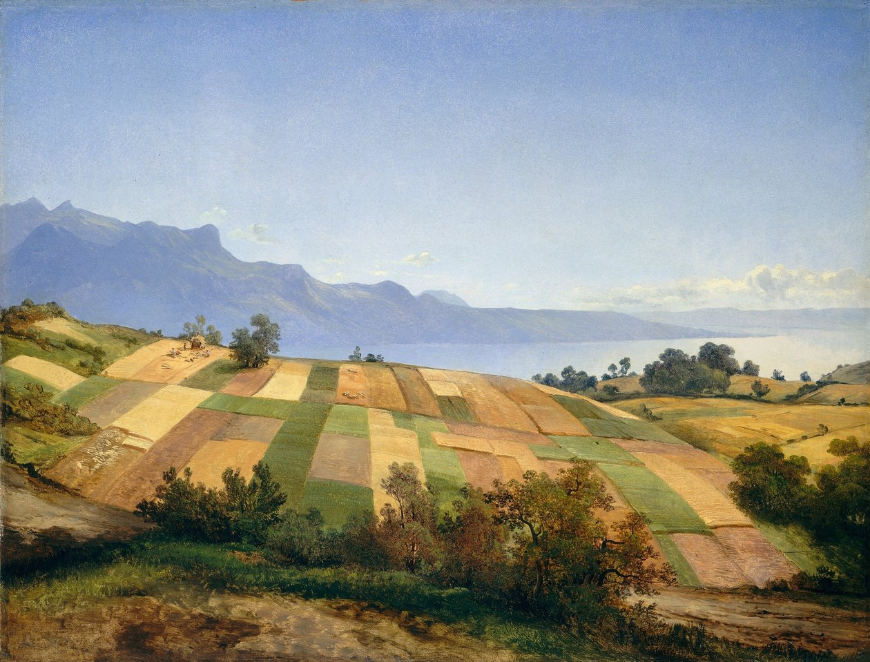 Paisagem suíça de Alexandre Calame