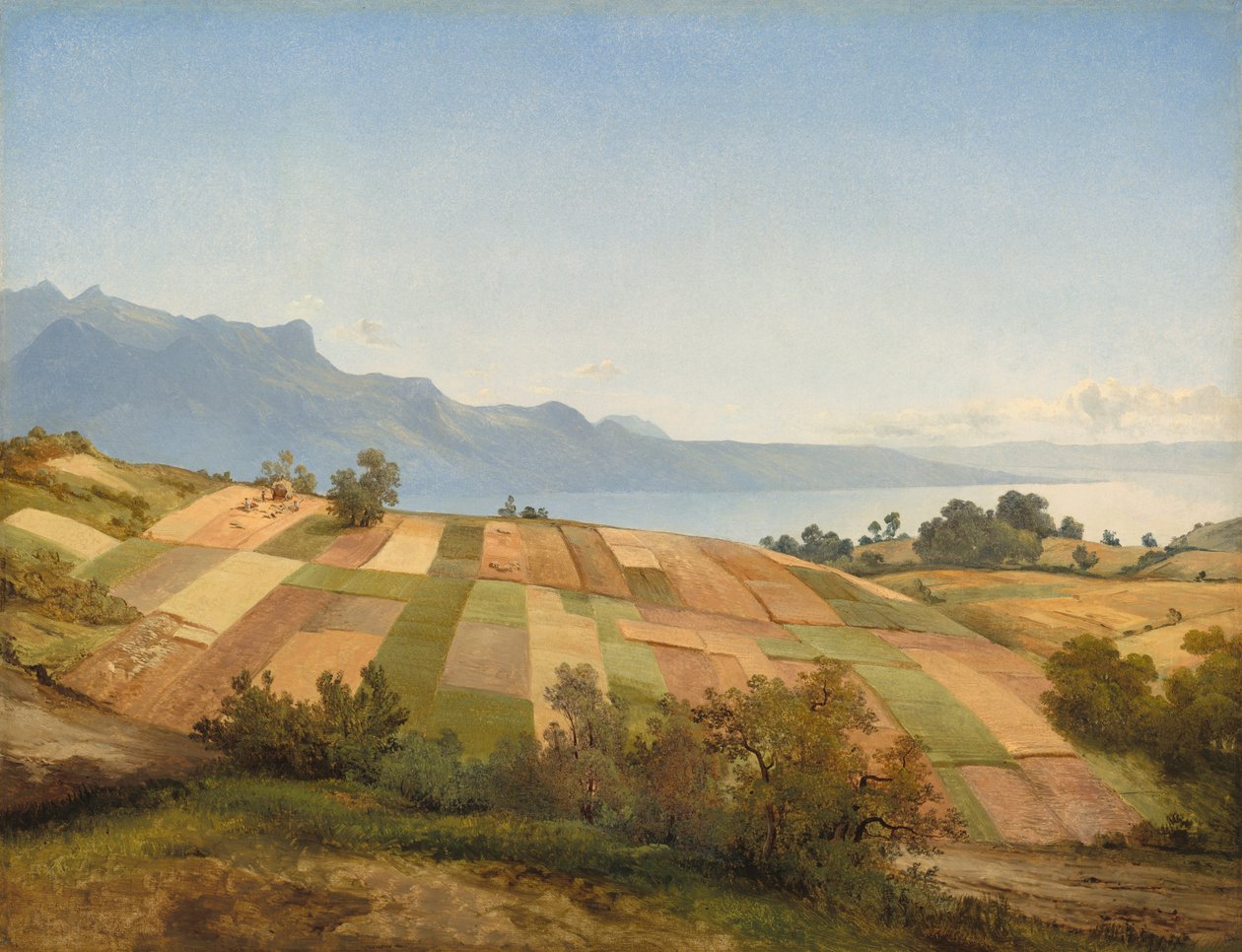 Paisagem suíça de Alexandre Calame