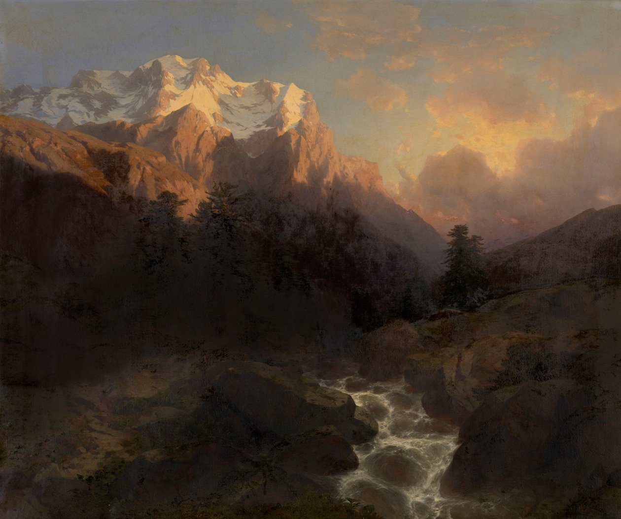 O Wetterhorn de Alexandre Calame