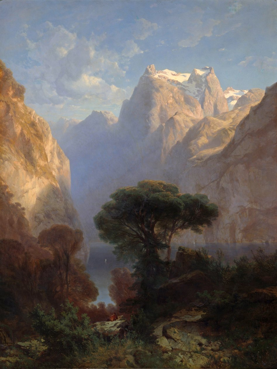 Lago dos Quatro Cantões de Alexandre Calame