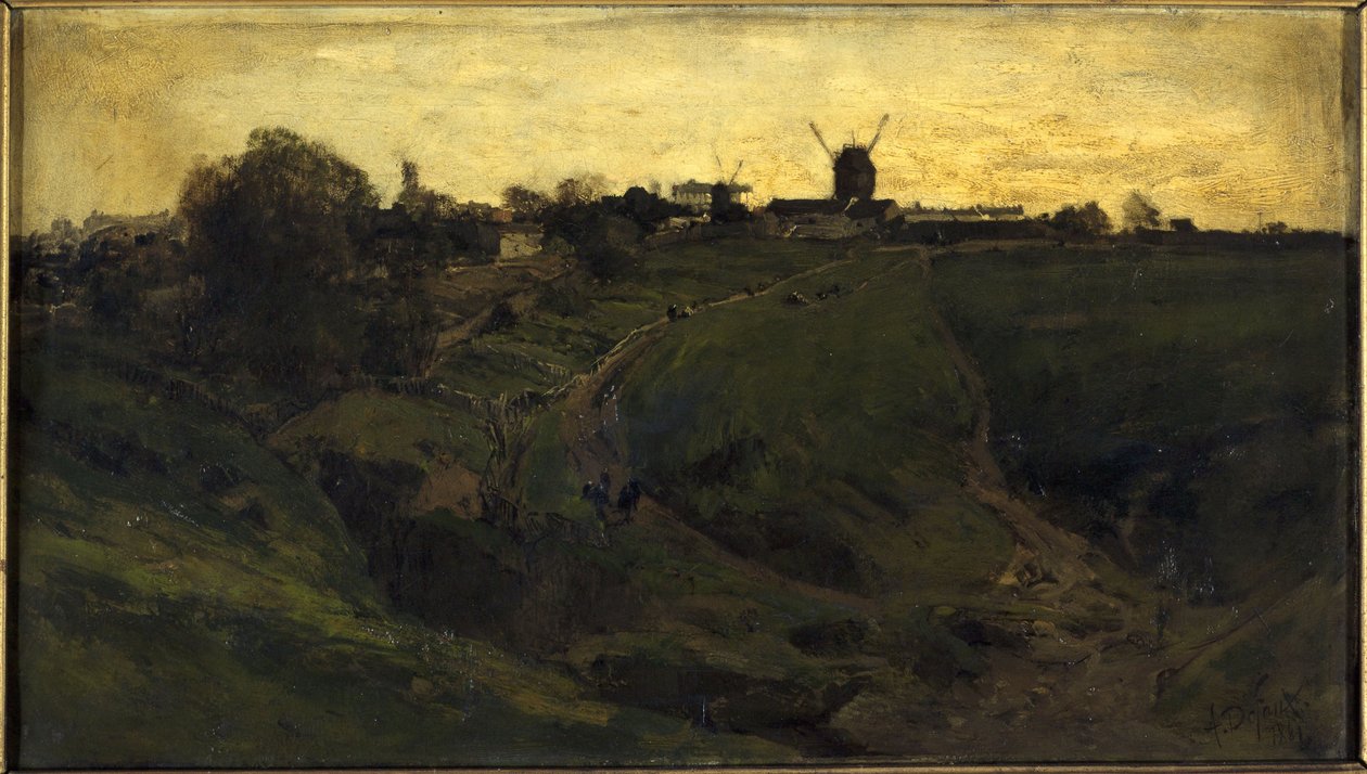 Vista de Montmartre, lado noroeste de Alexandre Defaux