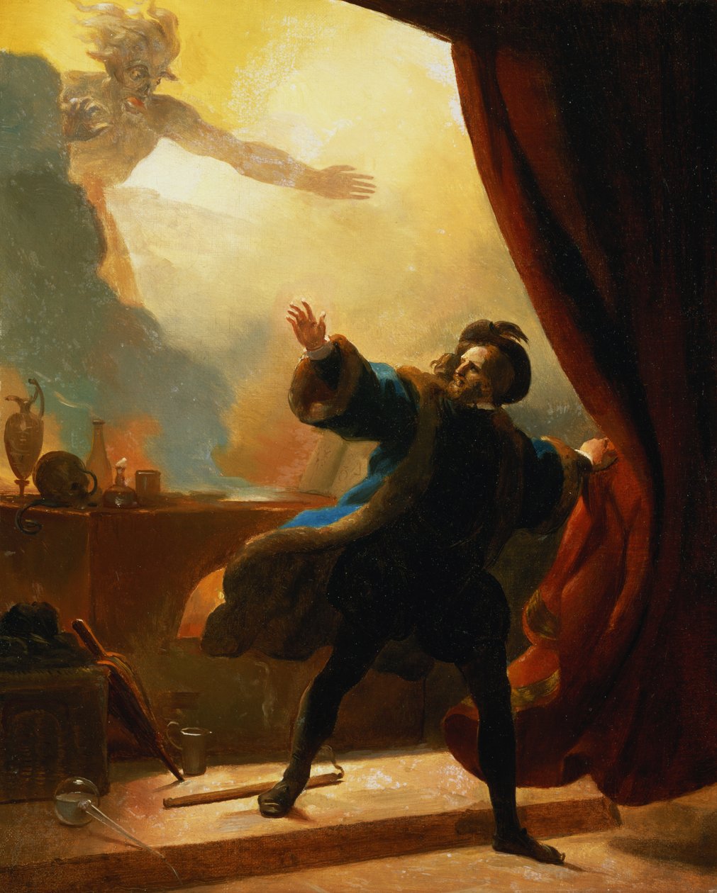 A hora fatal: assunto fantástico de Alexandre Evariste Fragonard