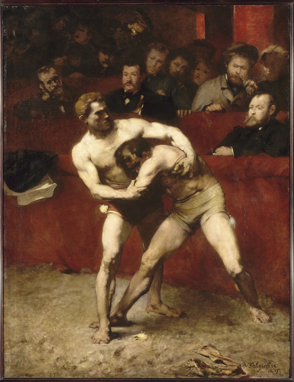 Lutadores de Alexandre Falguière